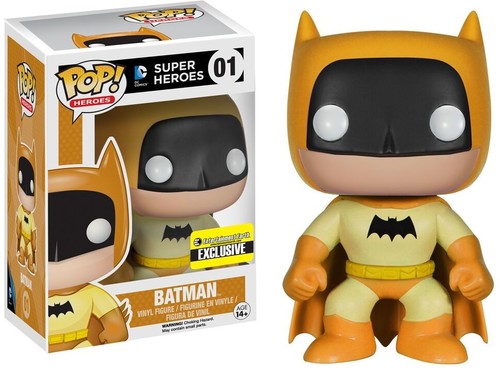 BATMAN (01: YELLOW: ENTERTAINMENT EARTH) - FUNKO: POP! (DC SUPER HEROES)