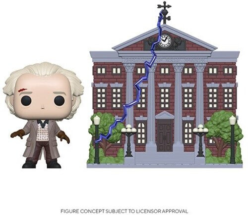 DOC W/ CLOCK TOWER (15) - FUNKO: POP! TOWN (BACK TO THE