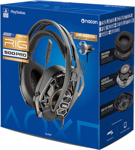 HEADSET: RIG 500 PRO (BLACK) - PS4: HEADSET