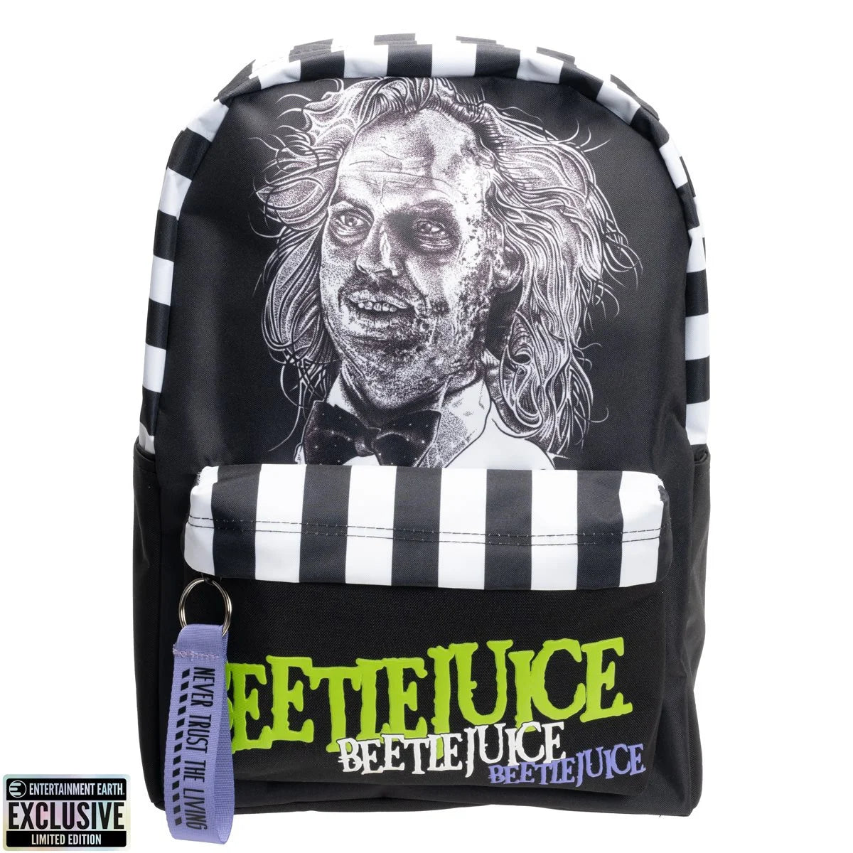 BACKPACK: BEETLEJUICE STRIPES (EE EX) - APPAREL – The Exchange Stores