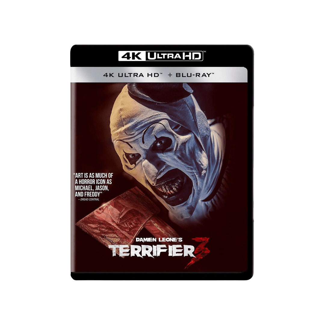 TERRIFIER 3 (2024: 4K/BLU-RAY/3D COVER) - 4K/BLU-RAY