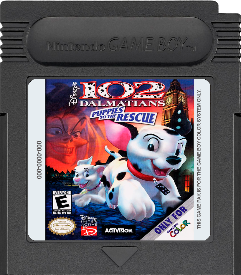 102 Dalmations Puppies to the Rescue - GAMEBOY COLOR