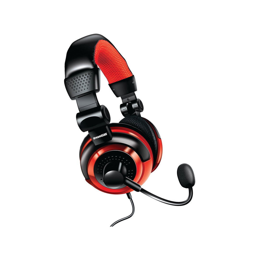 HEADSET: UNIVERSAL ELITE (BLACK/RED) - UNIVERSAL: HEADSET