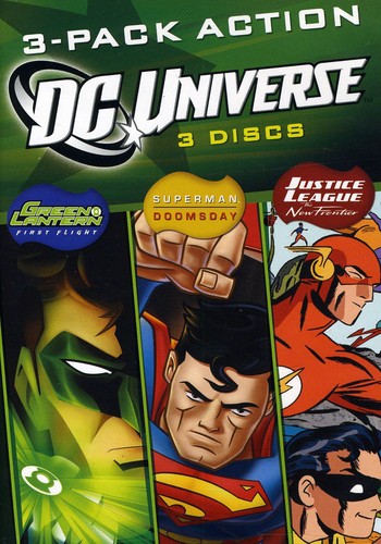 DC UNIVERSE 3 PACK ACTION (3 DVD) - DVD