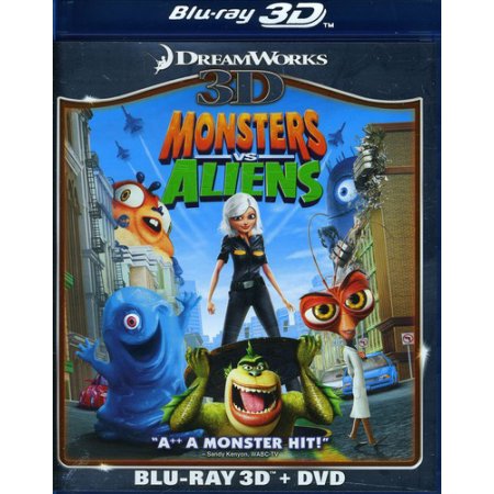 MONSTERS VS. ALIENS 3-D (BLU-RAY/DVD) - BLU-RAY