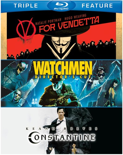 V FOR VENDETTA/WATCHMEN/CONSTANTINE - BLU-RAY
