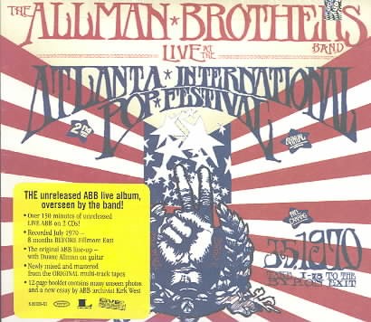 LIVE: ATLANTA POP FESTIVAL: JULY 1970 - CD
