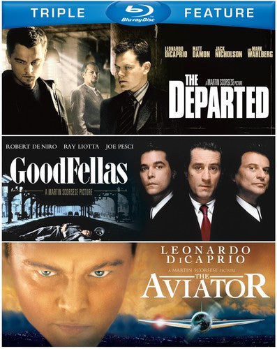 DEPARTED/GOODFELLAS/AVIATOR (BLU-RAY) - BLU-RAY