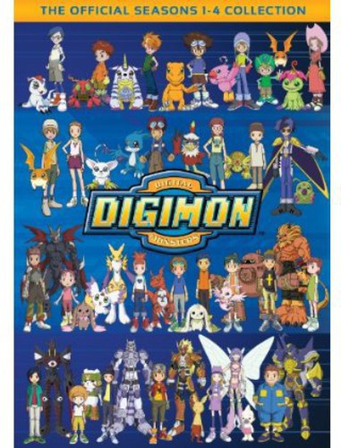 OFFICIAL SEASONS 1-4 (32 DVD) - DIGIMON