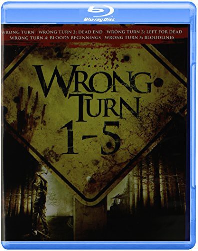 WRONG TURN 1-5 (5 BLU-RAY) - BLU-RAY