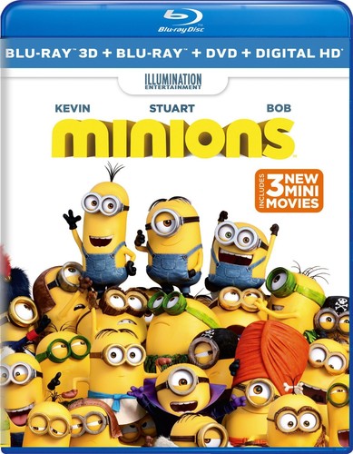 MINIONS (2015: 3D BLU-RAY) - BLU-RAY