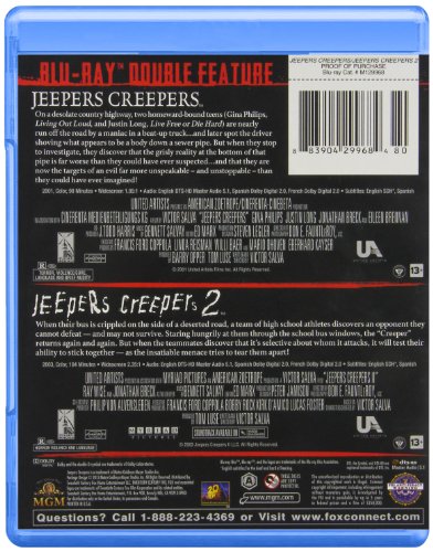 JEEPERS CREEPERS 1 & 2 (BLU-RAY) - BLU-RAY