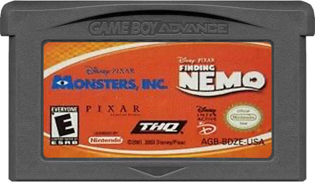Finding Nemo/Monsters Inc - GAMEBOY ADVANCE