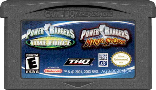 Power Rangers Ninja Storm + Wild Force - GAMEBOY ADVANCE