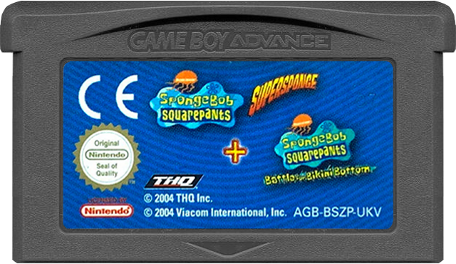 SPONGEBOB SQUAREPANTS 2 IN ONE-BATTLE FO - GAMEBOY ADVANCE