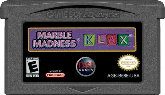Marble Madness/Klax - GAMEBOY ADVANCE