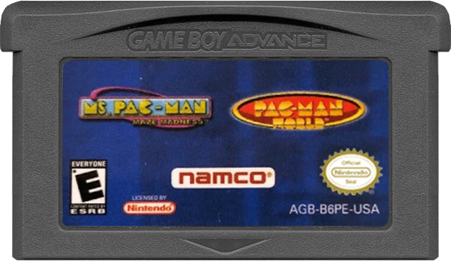 Ms Pac Man Maze/Pac Man World - GAMEBOY ADVANCE