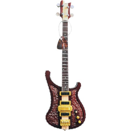 LEMMY SIGNATURE CARVED BASS: 10 - MINI GUITAR REPLICA