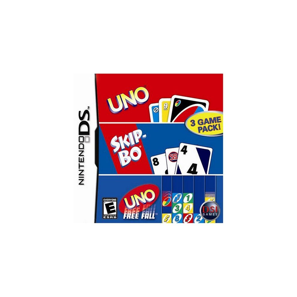 Uno/Skip Bo/Uno Free Fall - NINTENDO DS