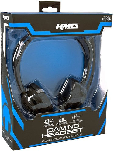 HEADSET: WIRED GAMING (BLACK) - PS4: HEADSET