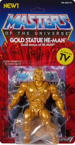 VINTAGE FIGURE: GOLD STATUE HE-MAN - MASTERS OF THE UNIVERSE