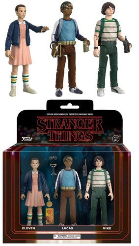 ELEVEN  LUCAS  MIKE (3 PACK) - ACTION FIGURE (STRANGER...)