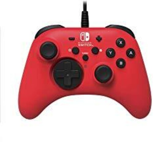 CONTROLLER: HORI PAD WIRED RED - SWITCH: CONTROLLER