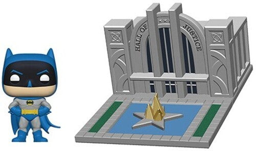 BATMAN W/ HALL OF JUSTICE (09) - FUNKO: POP! TOWN (BATMAN)