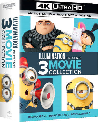 DESPICABLE ME 1/2/3 (4K UHD/BLU-RAY) - 4K/BLU-RAY