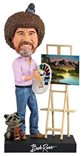 BOB ROSS: RESIN BOBBLE HEAD - BOB ROSS