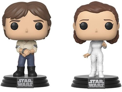 HAN SOLO & PRINCESS LEIA (2 PACK) - FUNKO: POP! (STAR WARS)