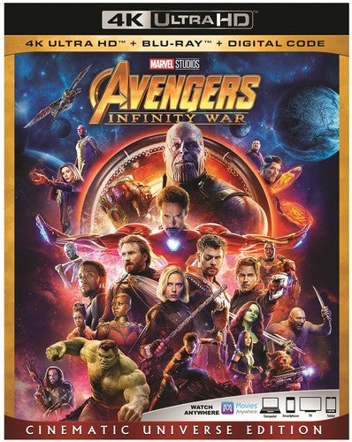 AVENGERS: INFINITY WAR (2018: 4K/BLU-RAY - 4K/BLU-RAY