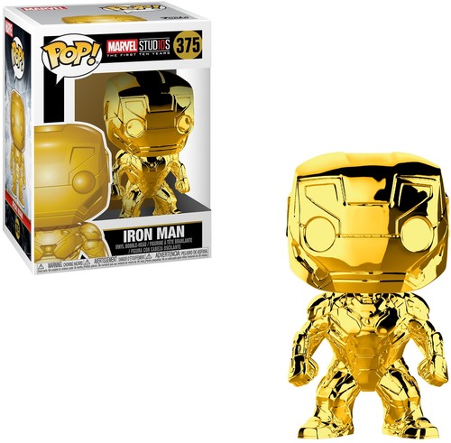POP Marvel: MS 10 - Iron Man (Chrome) - FUNKO