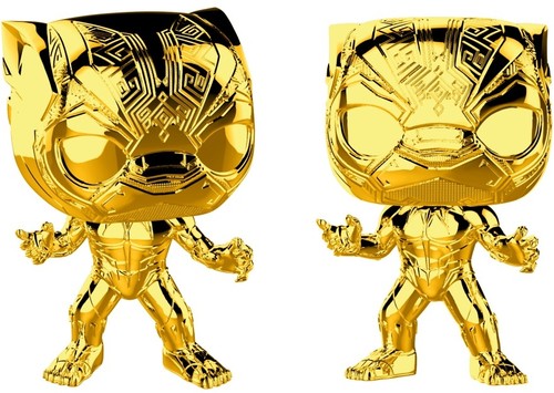 BLACK PANTHER (383: GOLD CHROME) - FUNKO: POP! (MARVEL STUDIOS)