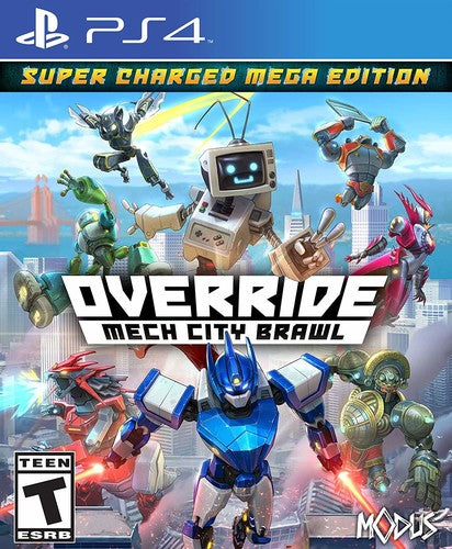 OVERRIDE MECH CITY BRAWL SUPER CHARGED - PS4
