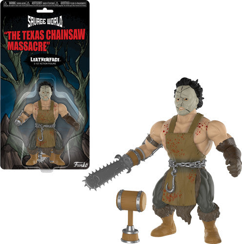 SAVAGE WORLD: LEATHERFACE (5.5 ) - ACTION FIGURE (TEXAS CHAINSAW)