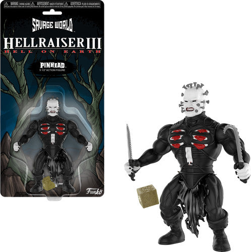 SAVAGE WORLD: PINHEAD (5.5 ) - ACTION FIGURE (HELLRAISER)