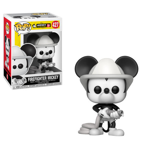 FIREFIGHTER MICKEY (427: B&W) - FUNKO: POP! (MICKEY)
