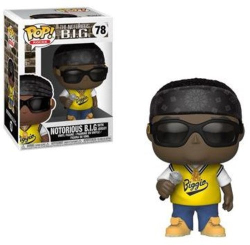 NOTORIOUS B.I.G. W/ JERSEY (78) - FUNKO: POP! ROCKS (NOTORIOUS)