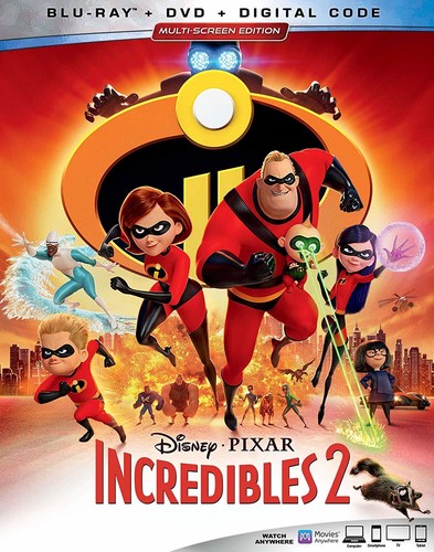 INCREDIBLES 2 (2018: ANIMATED: BLU-RAY) - BLU-RAY