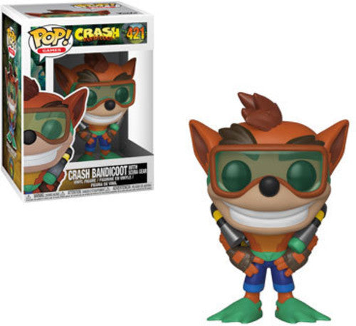 CRASH W/ SCUBA GEAR (421) - POP! GAMES (CRASH BANDICOOT)
