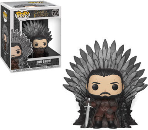 POP Deluxe: GOT S10 - Jon Snow Sitting on Iron Thr - FUNKO