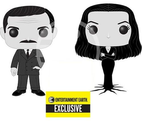 GOMEZ & MORTICIA ADDAMS (B/W EE EXCL.) - FUNKO: POP! TV (ADDAMS FAMILY)