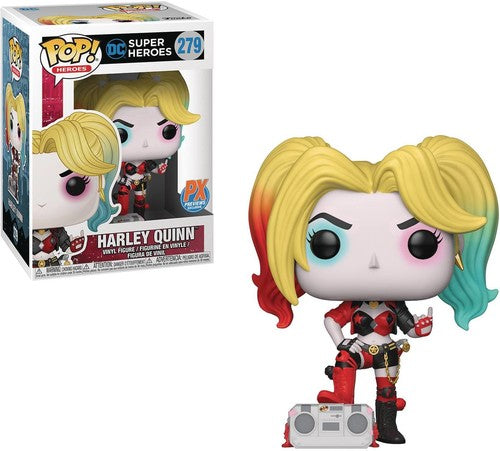 HARLEY QUINN W/ BOOMBOX (279: LTD) - FUNKO: POP! (DC SUPER HEROES)