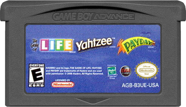 Life/Yahtzee/Payday - GAMEBOY ADVANCE