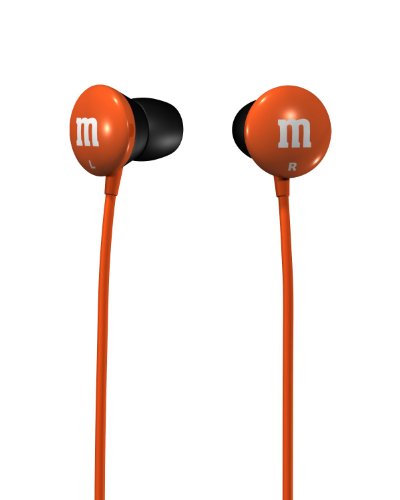 M & MS: ORANGE - MAXELL EARBUDS