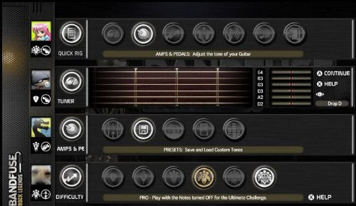 BandFuse Rock Legends - XBOX 360
