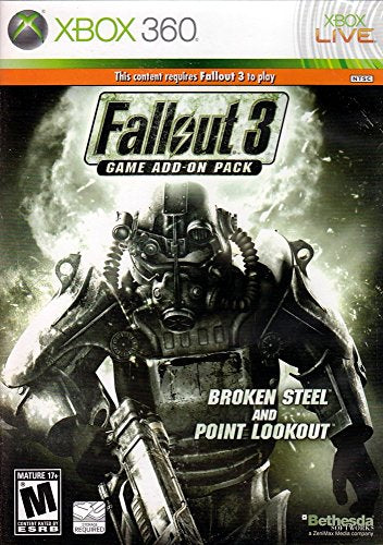 Fallout 3 Game Add On Pack Broken Steel - XBOX 360