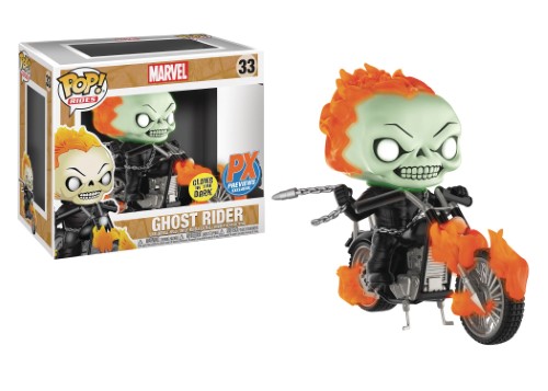 GHOST RIDER (GITD PREVIEWS EX) (33) - POP! RIDES (MARVEL)