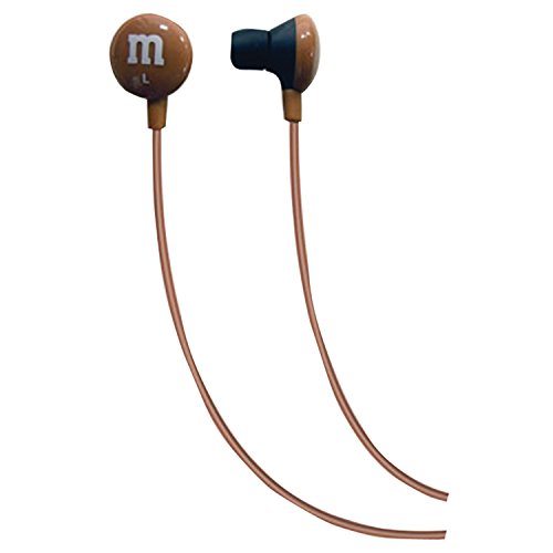 M & MS: BROWN (TAN) - MAXELL EARBUDS